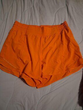 Lululemon Shorts Size 10 Orange Athletic